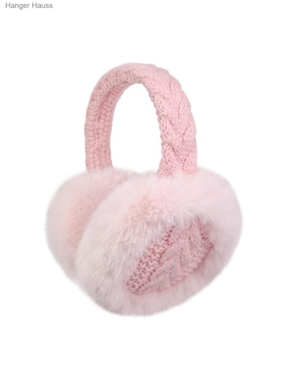 Faux Fur Knit Foldable Winter Ear Muffs Warm Ear Warmers Outdoor